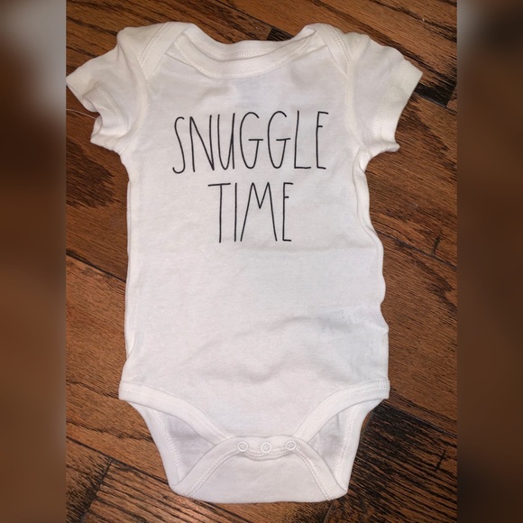 Rae Dunn baby onesie set. 6/9 months - Picture 2 of 7